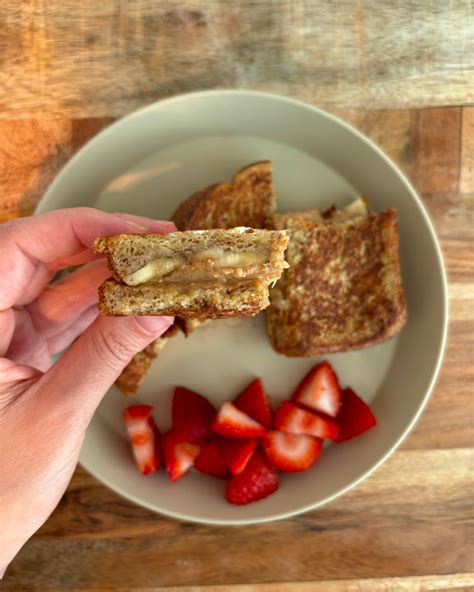 Peanut Butter Banana French Toast - Eating With Zion