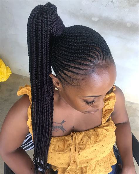 18 Hottest Braided Ponytail Hairstyles for Black Women
