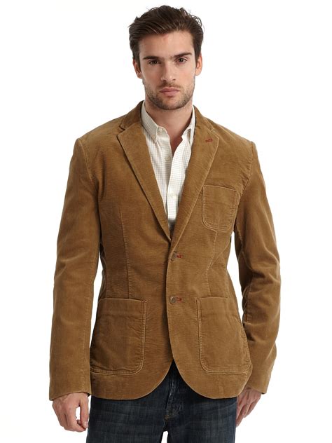 canvas jacket with corduroy Jacket canvas waxed brush brown northern ...