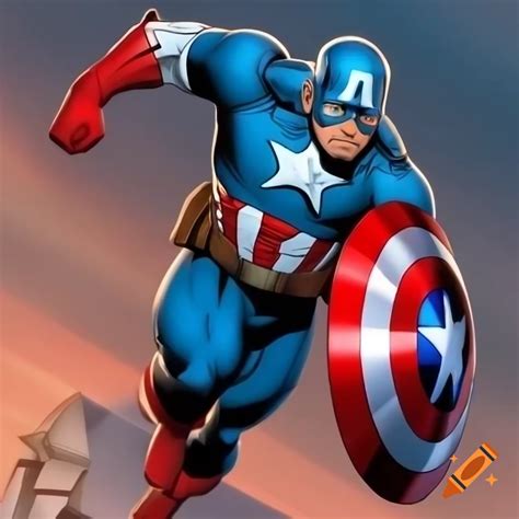 Comic art of a superhero in a red cape punching in space with planets ...