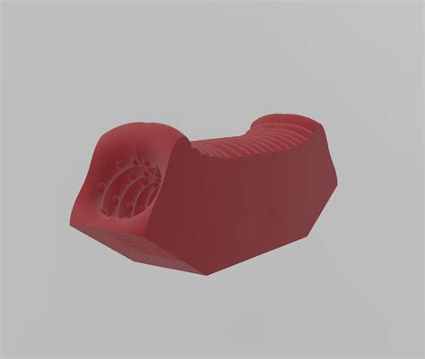 STL file male curved flesh light stimulator ♂️・Template to download and ...