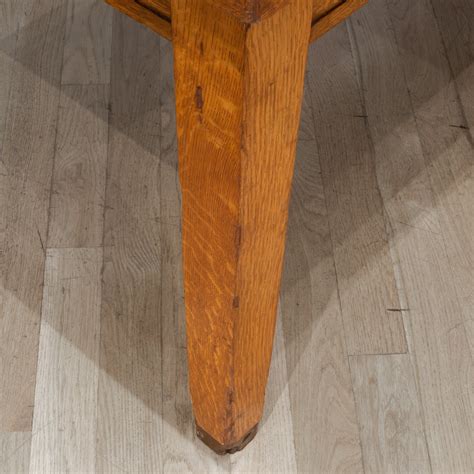 Solid Oak Two Drawer Desk by Standard Furniture Co. c.1940 | S16 Home