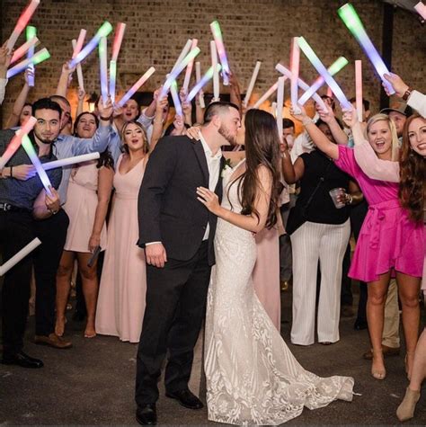 30 - 200 Custom LED Foam Glow Sticks: Multicolor Flashing, Wedding ...
