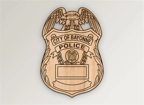 Bayonne New Jersey Police Badge SVG Vector Files | Vector911