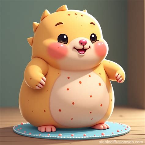 Chubby Blonde Character | Stable Diffusion Online