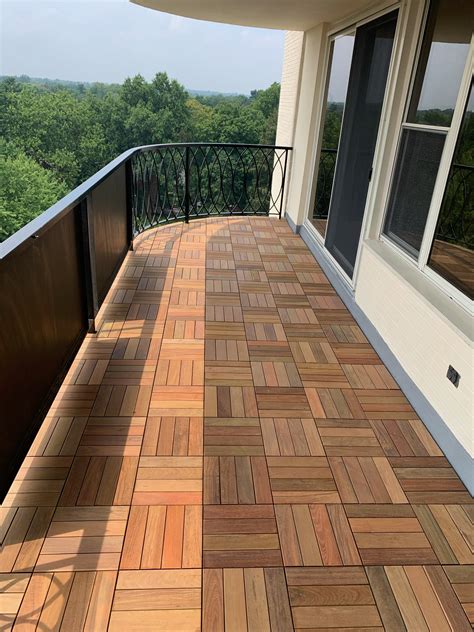 Ipe Wood Deck Tiles