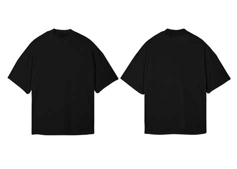 Black Oversize Mock Neck Tee Mockup - Etsy | Oversized black t shirt ...