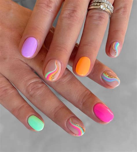 70 Cute Summer Nail Designs to Inspire You | Summer gel nails, Gel ...