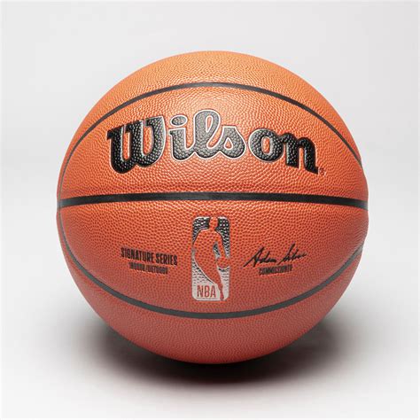 Ballon de basketball NBA taille 7 - Wilson Signature Series S7 orange ...