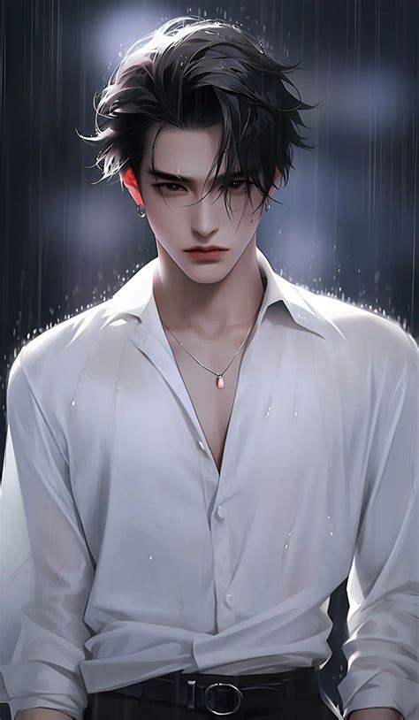 Black Hair Anime Guy, Dark Anime Guys, Cool Anime Guys, Handsome Anime Guys, Fantasy Art Men ...