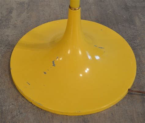 Mid-Century Yellow Floor Lamp by Richard Barr and Harold Weiss for ...