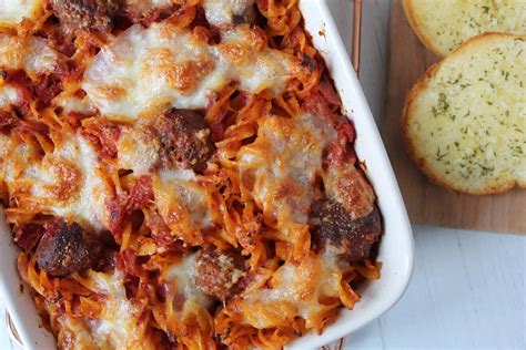 Gluten Free Meatball Pasta Bake - The Gluten Free Blogger