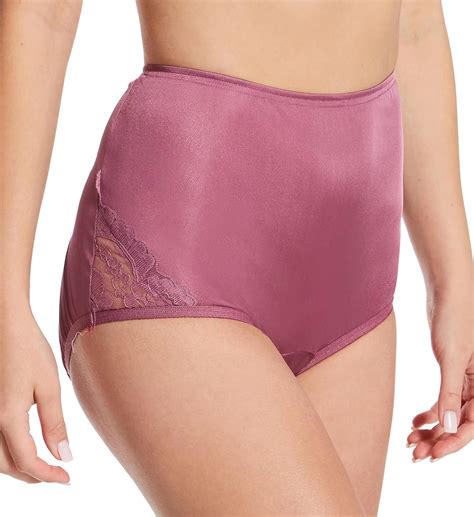 Amazon.com: Vanity Fair Women's Lace Nouveau Brief Panty 13001, Berry ...