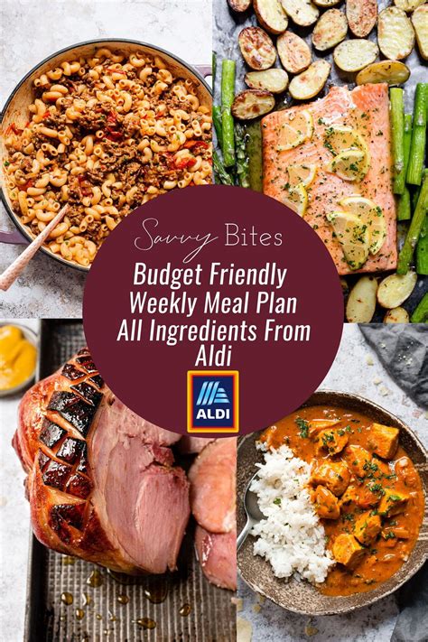 7 Day Aldi Budget Meal Plan March 29-April 4 | Aldi meal plan, Cheap ...