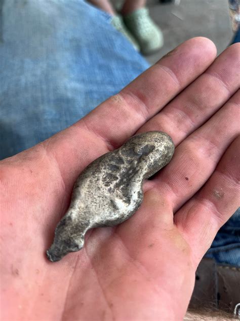 Silver? Found in creek. Can’t figure out what or why it was there. : r/Artifacts