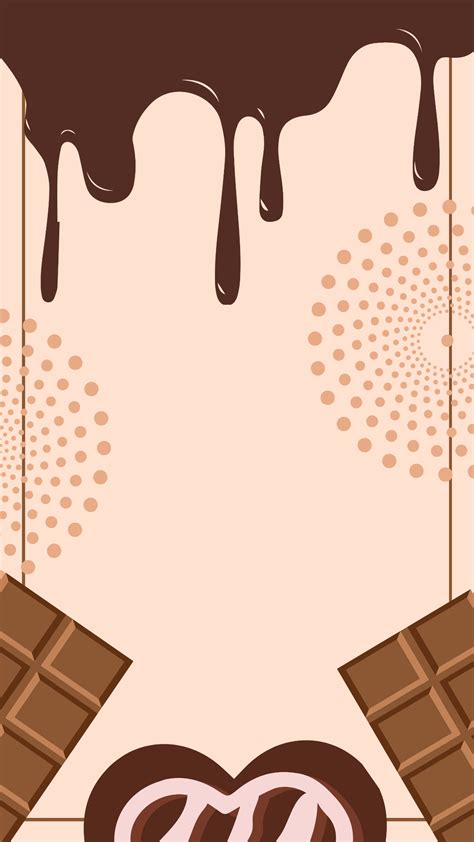 Free International Chocolate Day iPhone Background Template to Edit Online