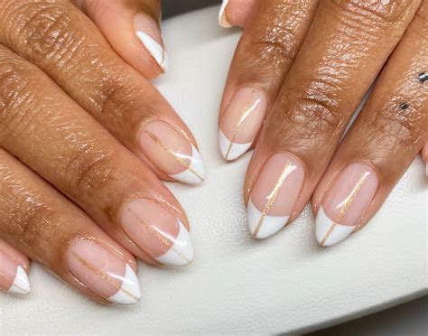 Let it Glow: 33+ Designs for White Glitter French Tip Nails - Nail ...