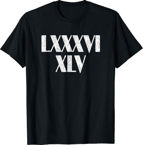 Amazon.com: 8645 LXXXVI XLV Roman Numeral Impeach Trump Shirt: Clothing