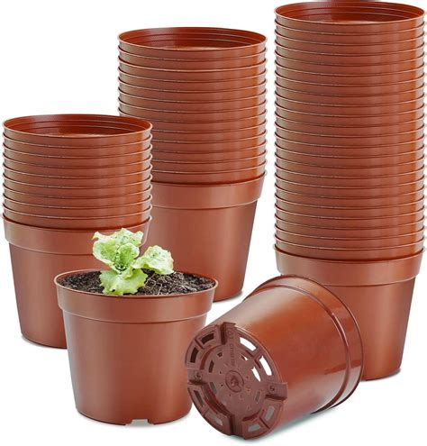 Jordbrux 6.7cm 10pcs Nursery Pots for Seedlings - Plastic Seedling Pot ...