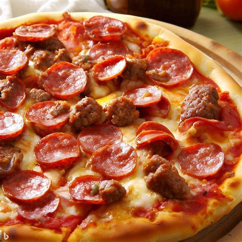 Easy Sausage and Pepperoni Pizza