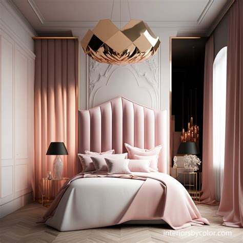 Glamorous-Pink-and-rose-gold-Bedroom-Ideas - Interiors By Color