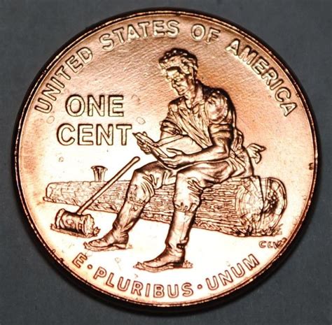 RARE Penny Bracelet Abraham Lincoln Sitting on Log 2009 Commemorative ...