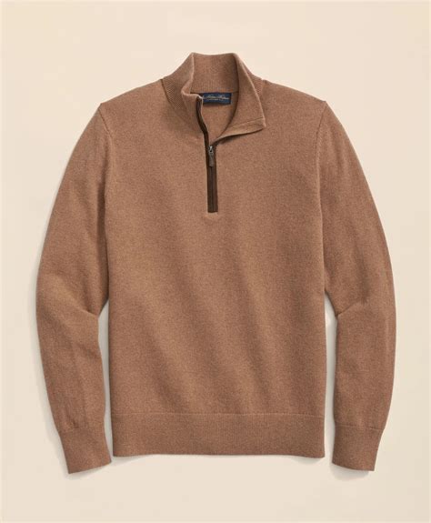 Mens Quarter Zip Jumpers | Brooks Brothers