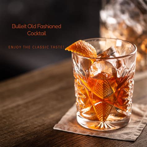 bulleit old fashioned cocktail