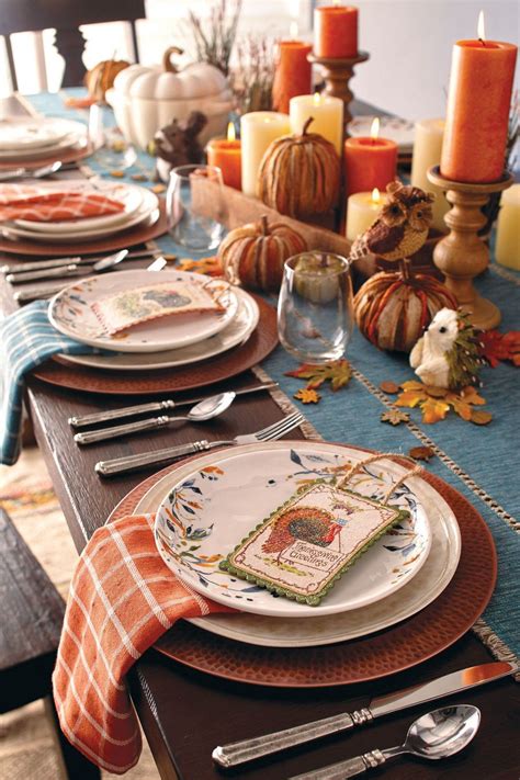 Thanksgiving Table Setting Small Table