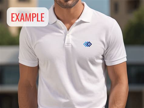 White Polo Shirt Mockup for Print on Demand. Ideal for Your Company ...