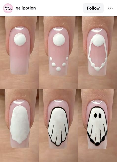 Pin by Felicia Biblewski on Nail Designs | Halloween nails easy, Cute ...