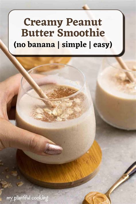 Delicious and Healthy Peanut Butter Smoothie Recipe