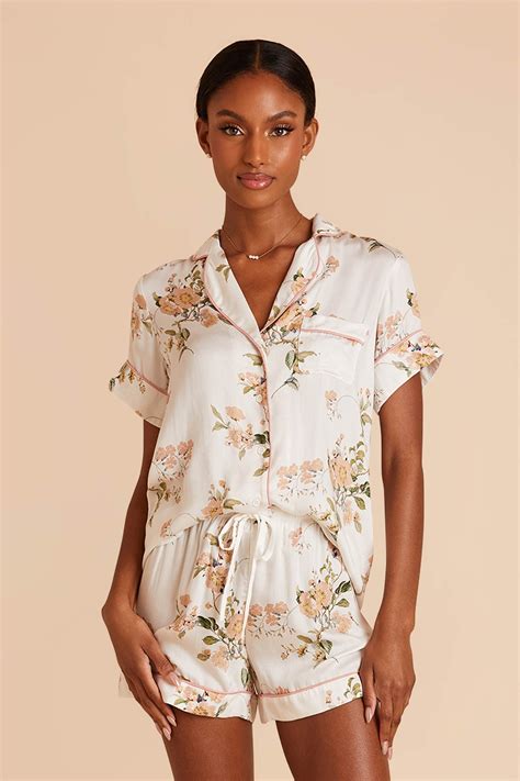 Jonny White Floral Meadow Pajama Set | Birdy Grey