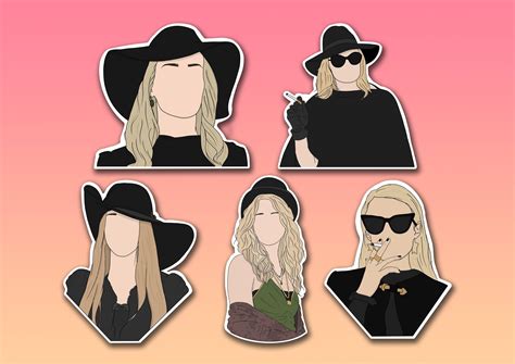 AHS Coven Character Gloss Sticker Pack American Horror - Etsy