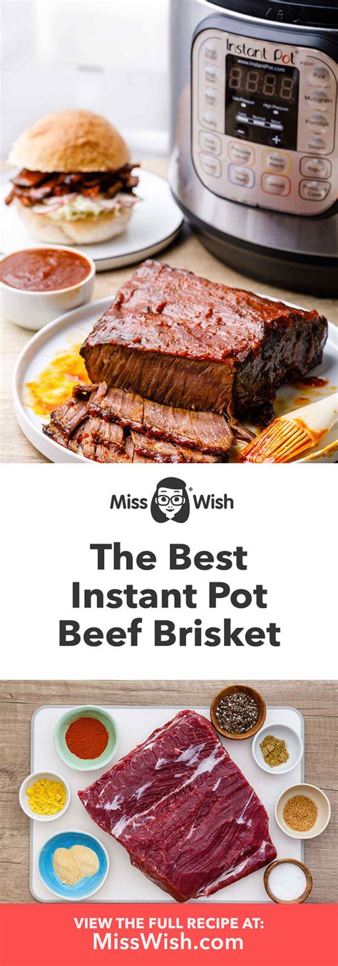 How to Make the Most Tender, Juicy Brisket with an Instant Pot - Miss Wish