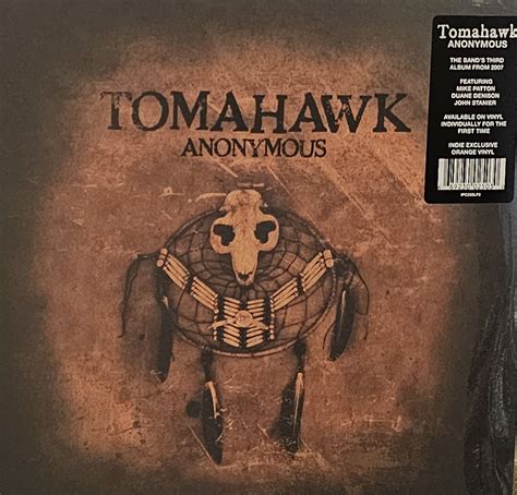 TOMAHAWK - Anonymous LP [Orange Vinyl] - Queen B Vinyl Cafe