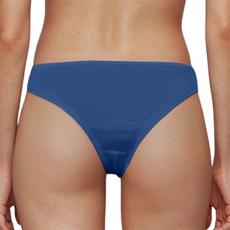 Women's Solid Color Bikini Swimsuit Stylish Beachwear Swim Bottoms for ...