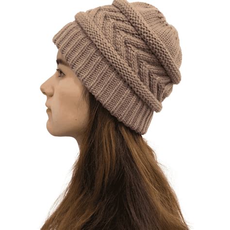 TELOLY Womens Hats Versatile and Trendy Wool Beanie for Women Knitting ...