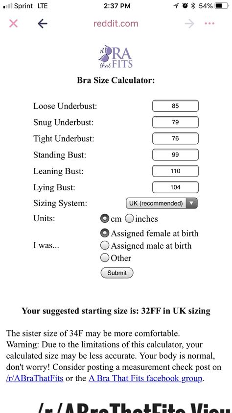 [measurement check] I currently wear a 36 DDD/E. Does this look right ...