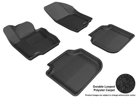 3D MAXpider 3DM-L1VW05602209 Floor Mat Set; Black; Durable Looped Poly ...