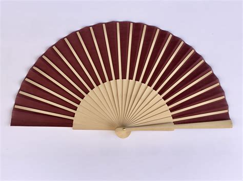 Abanico de madera (tela negra o rojo inglés en 2 tamaños) – La Maravilla