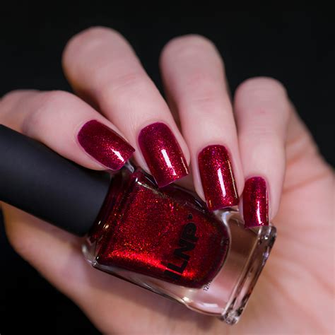 Ruby - Vibrant Red Shimmer Nail Polish by ILNP