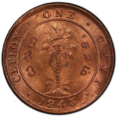 1 Cent - George VI - Ceylon (1597-1972) – Numista