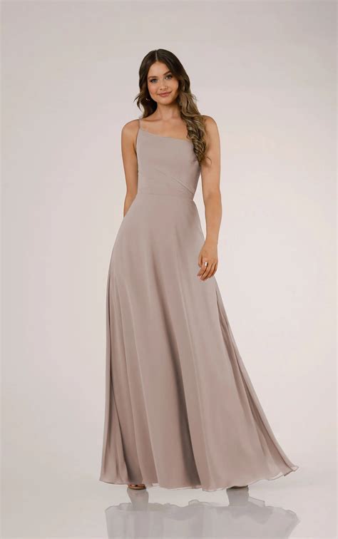 One-Shoulder Bridesmaid Dress with Full Skirt | Sorella Vita Bridesmaid Dresses