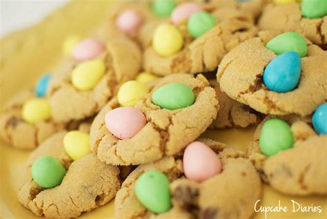 Reese’s Pieces Pastel Egg Cookies - Cupcake Diaries