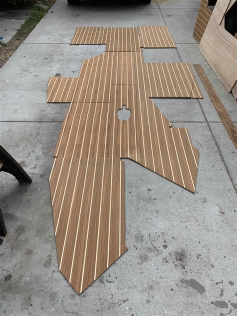 Teak and Holly Floor - Brett's Custom Marine Carpentry & Fiberglass ...