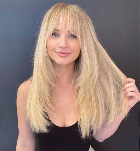 Long Layered Bangs