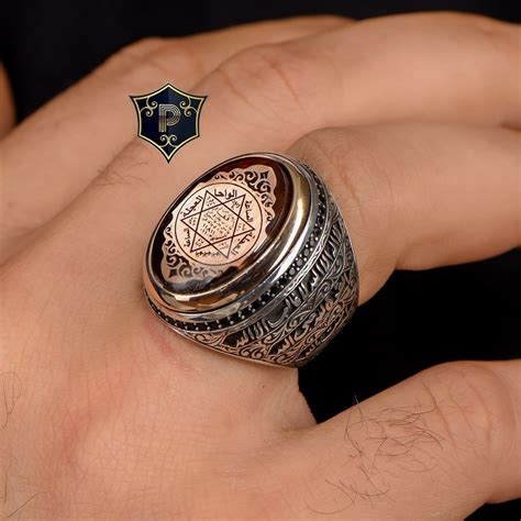 Star of David Ring, Solomon's Seal Ring, Men's Handmade Silver Ring ...