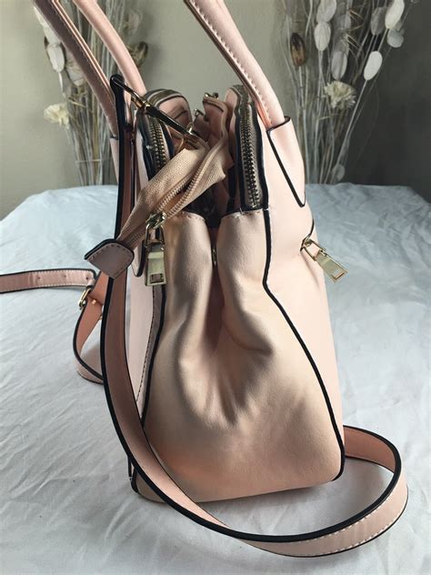 Unbranded TJ Maxx Womens Light Pink Handbag with Crossbody Straps | eBay