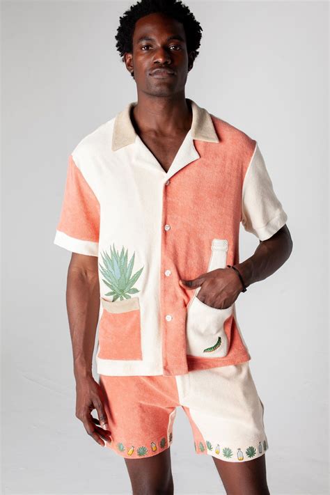 '¡Gusanito!' Cabana Shirt (100% Organic Cotton Terry Cloth) | Cotton ...